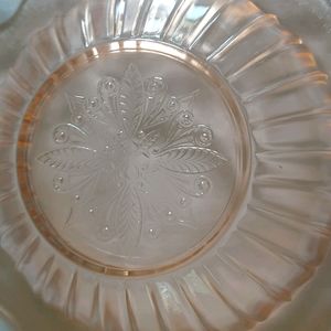 Jeanette Floral Spink 1930s Pink Depression Glass